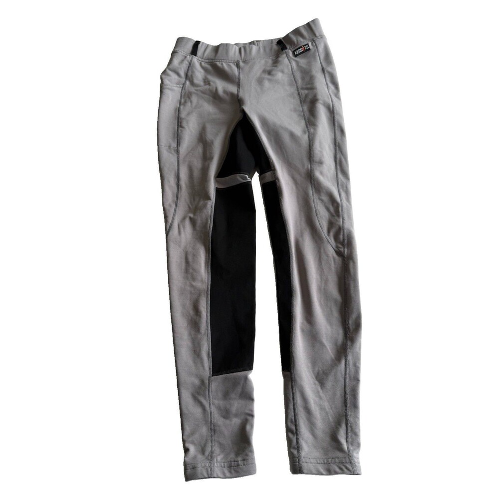 Kerrits Breeches Pants Women’s Large 28x28 Equestrian Riding Gray Fitted Tights